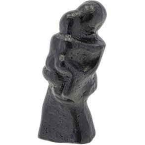 Mors Skulptur Love Lives in Us H8,5 cm, Schwarz