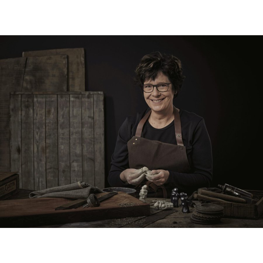 Mors Skulptur Love Lives in Us H8,5 cm, Schwarz