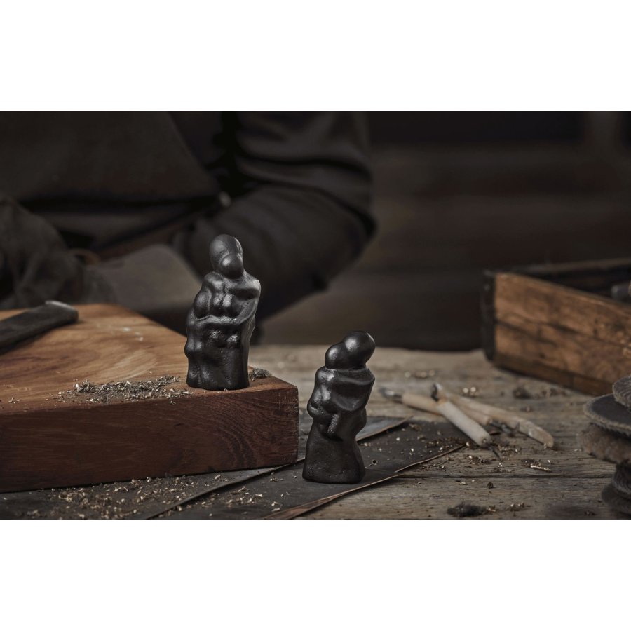 Mors Skulptur Love Lives in Us H8,5 cm, Schwarz