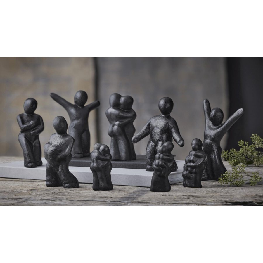 Mors Skulptur Love Grows H8,5 cm, Schwarz