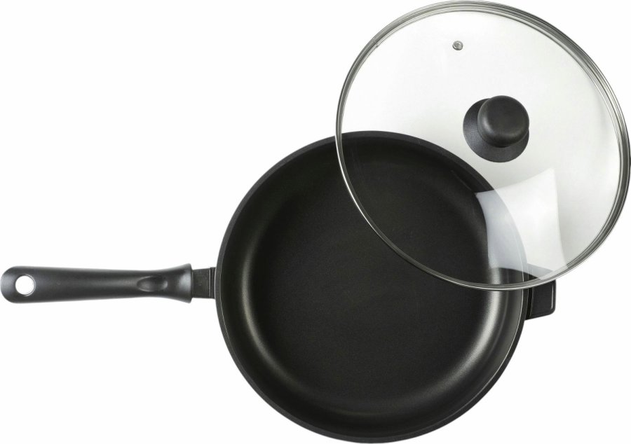 Funktion Sauterpfanne mit Keramik-Antihaftbeschichtung 28 cm, Schwarz