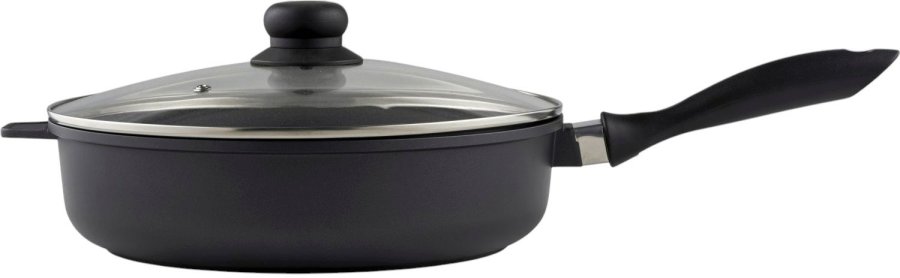 Funktion Sauterpfanne mit Keramik-Antihaftbeschichtung 28 cm, Schwarz