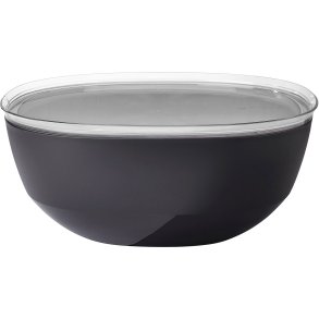 Mepal Silueta Schaal met Deksel 5 L, Nordic Black