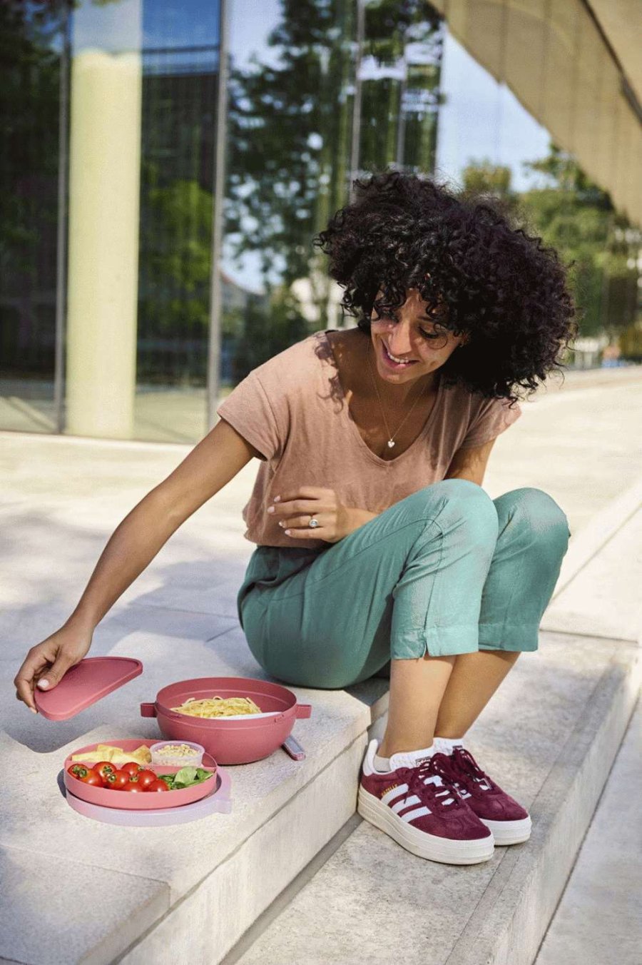 Mepal Vita Brotdose 1500 ml, Vivid Mauve