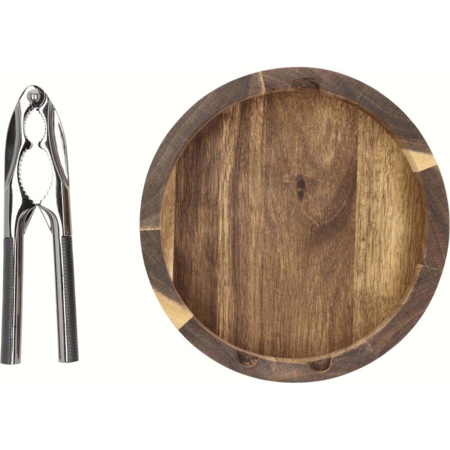 HOLM Nussknacker-Set 17 cm, Akazie