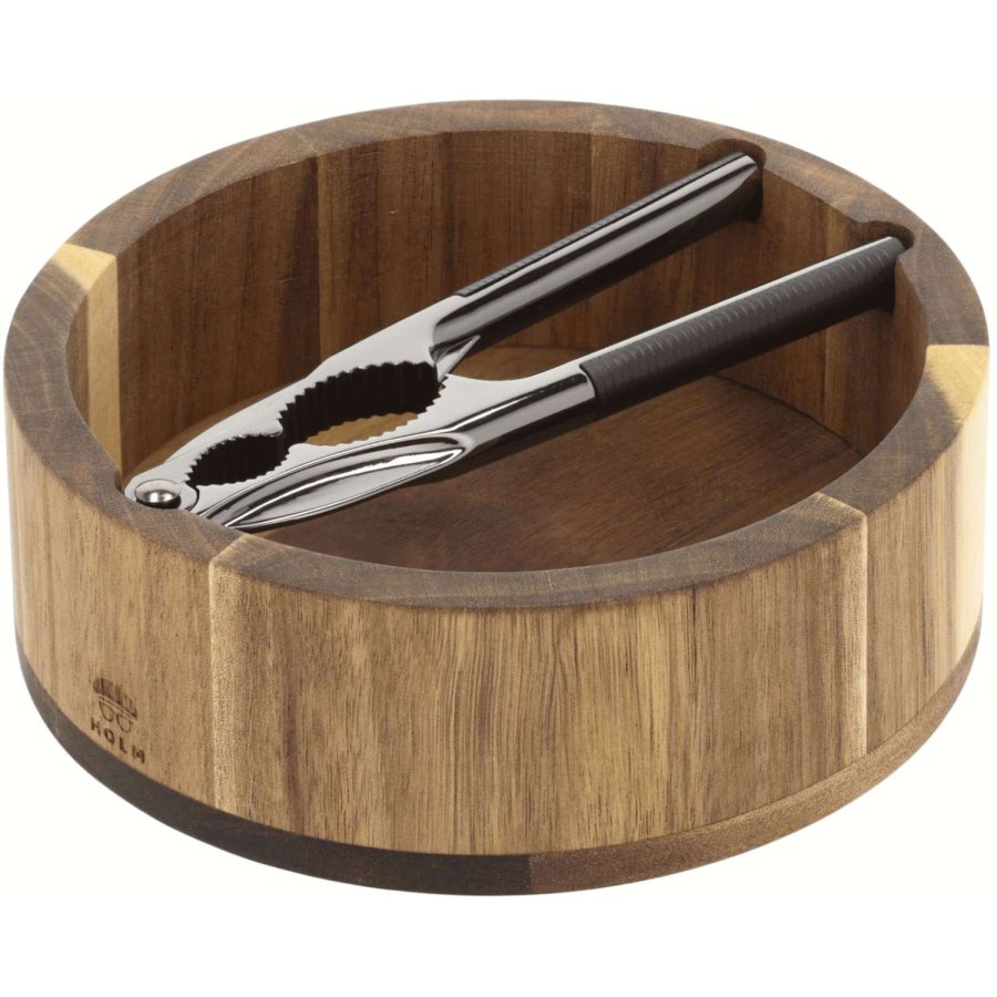 HOLM Nussknacker-Set 17 cm, Akazie
