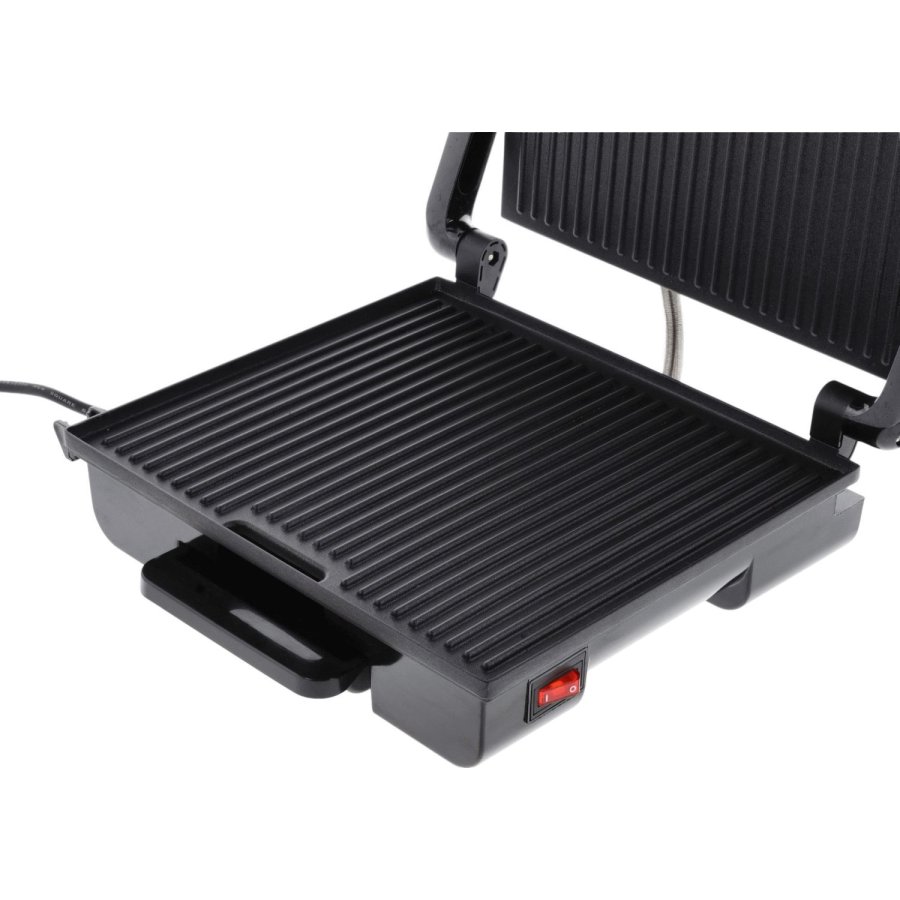 HOLM Paninigrill 2000W, Silber/Schwarz