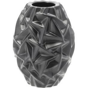 Mors Willow Vase H16 cm, Schwarz