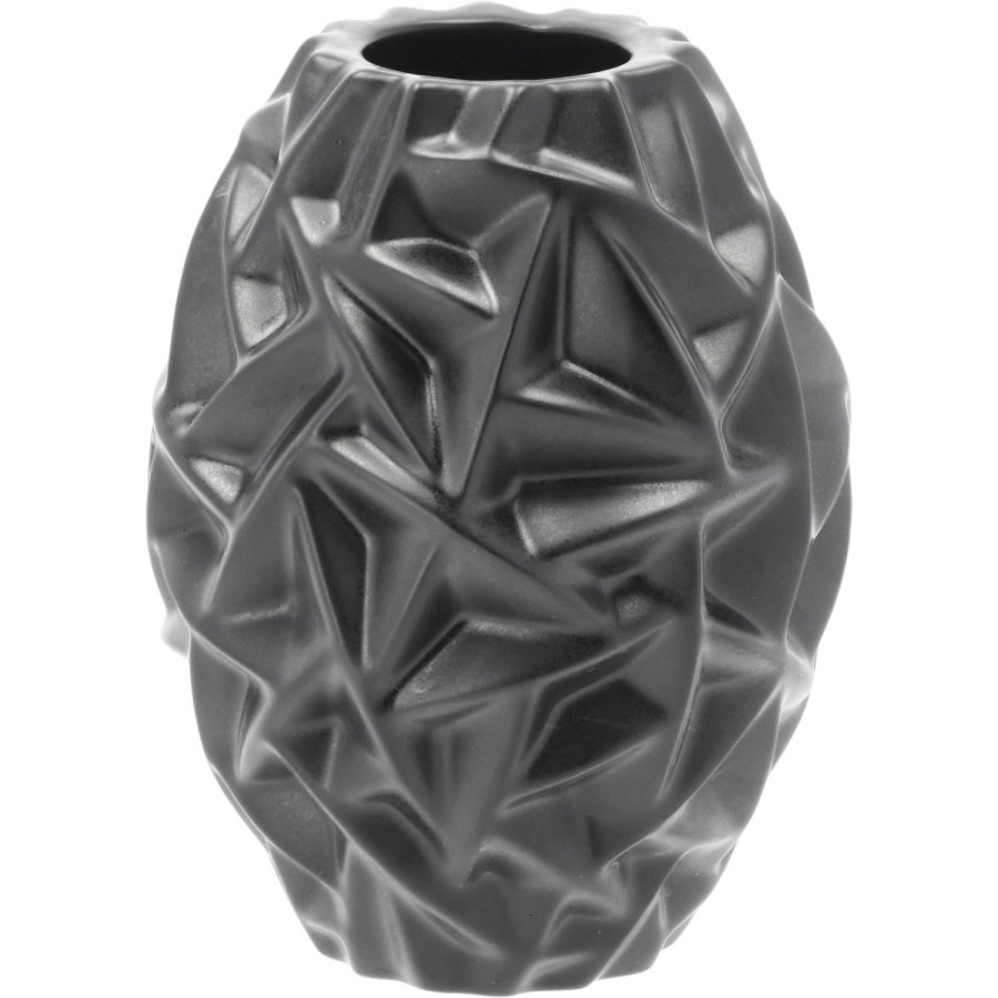 Mors Willow Vase H16 cm, Schwarz