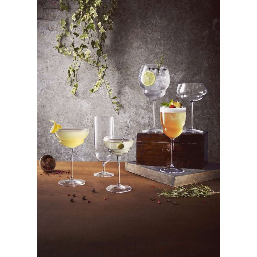 Luigi Bormioli Backdoor Cocktailglas Nick & Nora 6er Set 17 cl