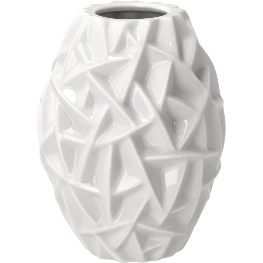 Mors Willow Vase H16 cm, Wei