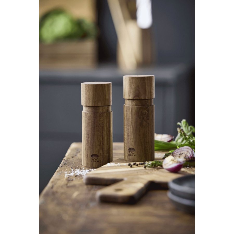 HOLM Salz- und Pfeffermhle 15,2 cm, Akazie