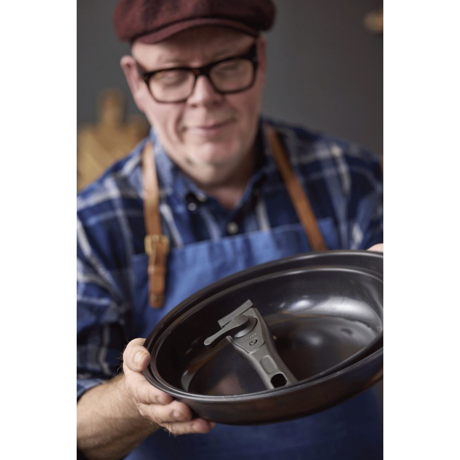 HOLM Bratpfannenset mit abnehmbarem Griff 2er Set 24/28 cm