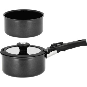 HOLM Topfset mit abnehmbarem Griff 2er Set