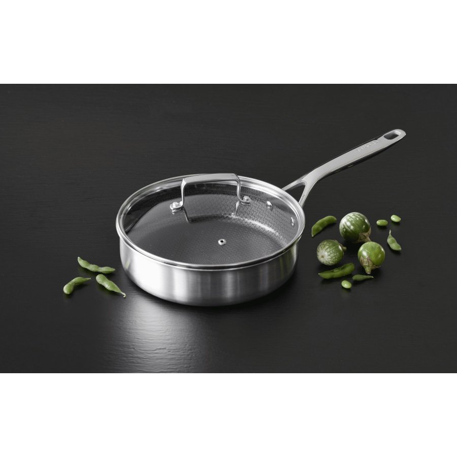 Mors 79NORD Hybrid Sauteuse m. Glasdeckel 24 cm
