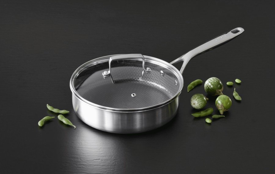 Mors 79NORD Hybrid Sauteuse m. Glasdeckel 24 cm