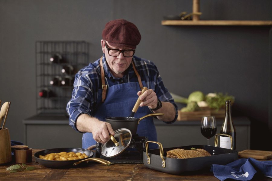 HOLM Brasserie Bratpfanne mit Keramischer Antihaftbeschichtung 28 cm