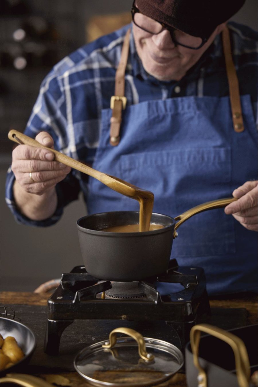 HOLM Brasserie Kasserolle mit keramischer Antihaftbeschichtung 1,5 L