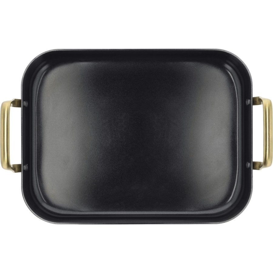 HOLM Brasserie Bratpfanne mit keramischer Antihaftbeschichtung 34x26 cm, Aluminium