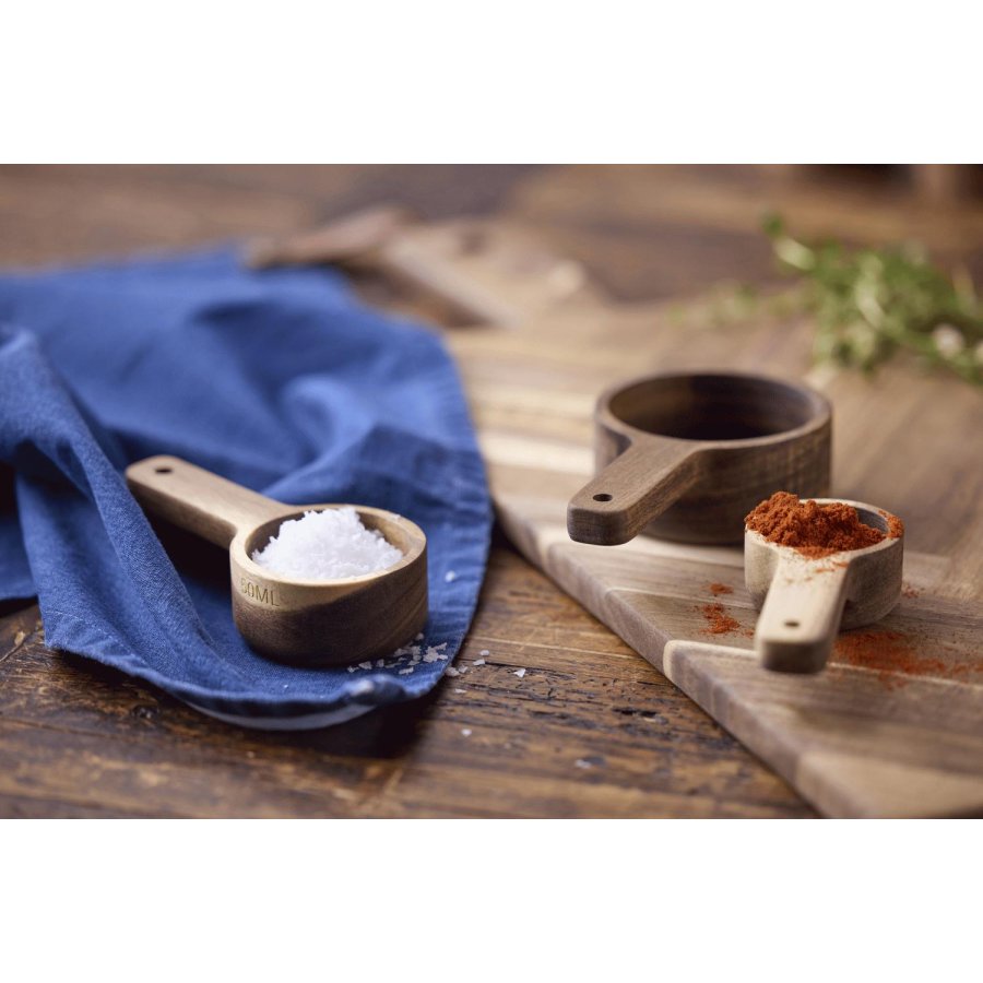 HOLM Messlffel-Set 3er Set, Akazie