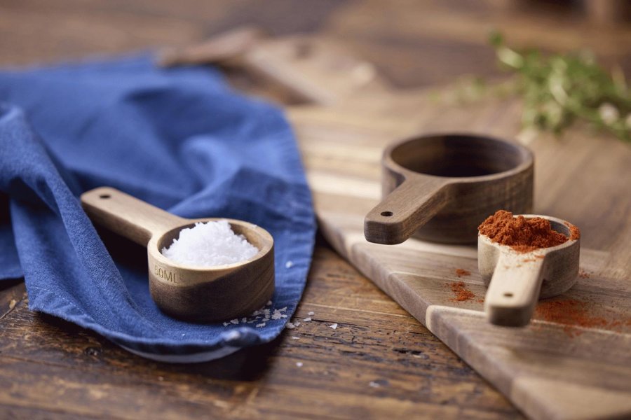 HOLM Messlffel-Set 3er Set, Akazie