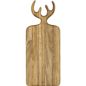 HOLM Servierbrett mit Geweih 44 cm, Akazie