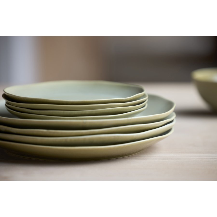 Villa Collection Shoku Tallerken 27 cm, Pure Green