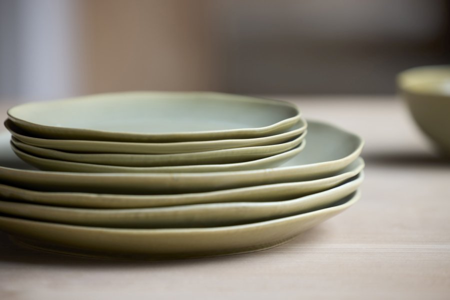 Villa Collection Shoku Tallerken 27 cm, Pure Green