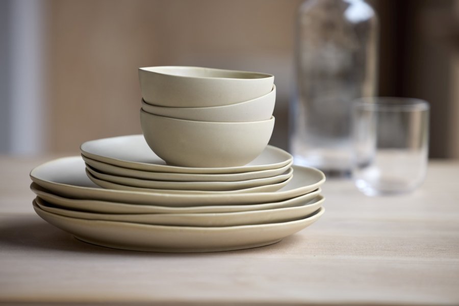 Villa Collection Shoku Tallerken 27 cm, Soft Beige