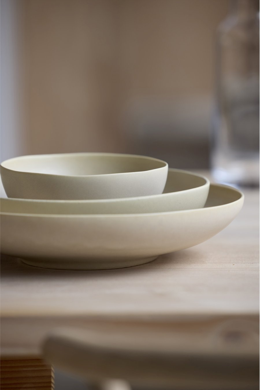 Villa Collection Shoku Salatskl 28 cm, Soft Beige