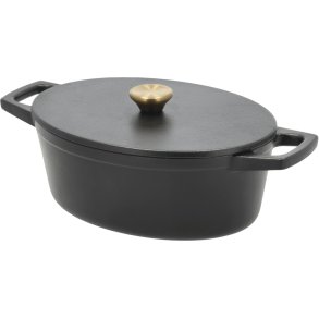 HOLM Oval Gusseisenpfanne 3,8 L