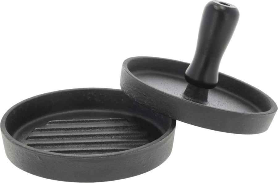 HOLM Burgerpressen 12 cm, Schwarz