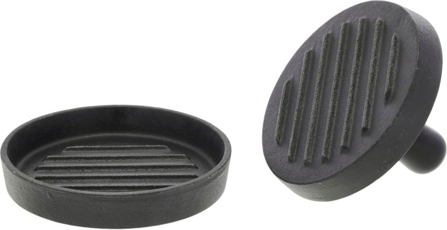 HOLM Burgerpressen 12 cm, Schwarz