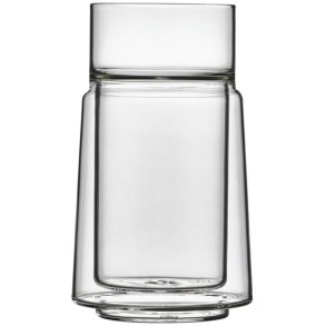 Jacob Jensen Doppelwandiges Glas 33 cl, Klar