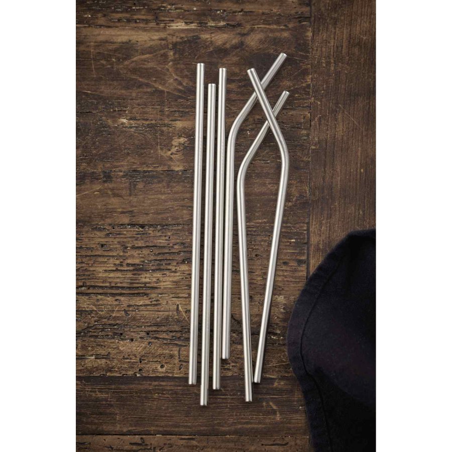 Funktion Stroh 6er Set 21 cm, Edelstahl