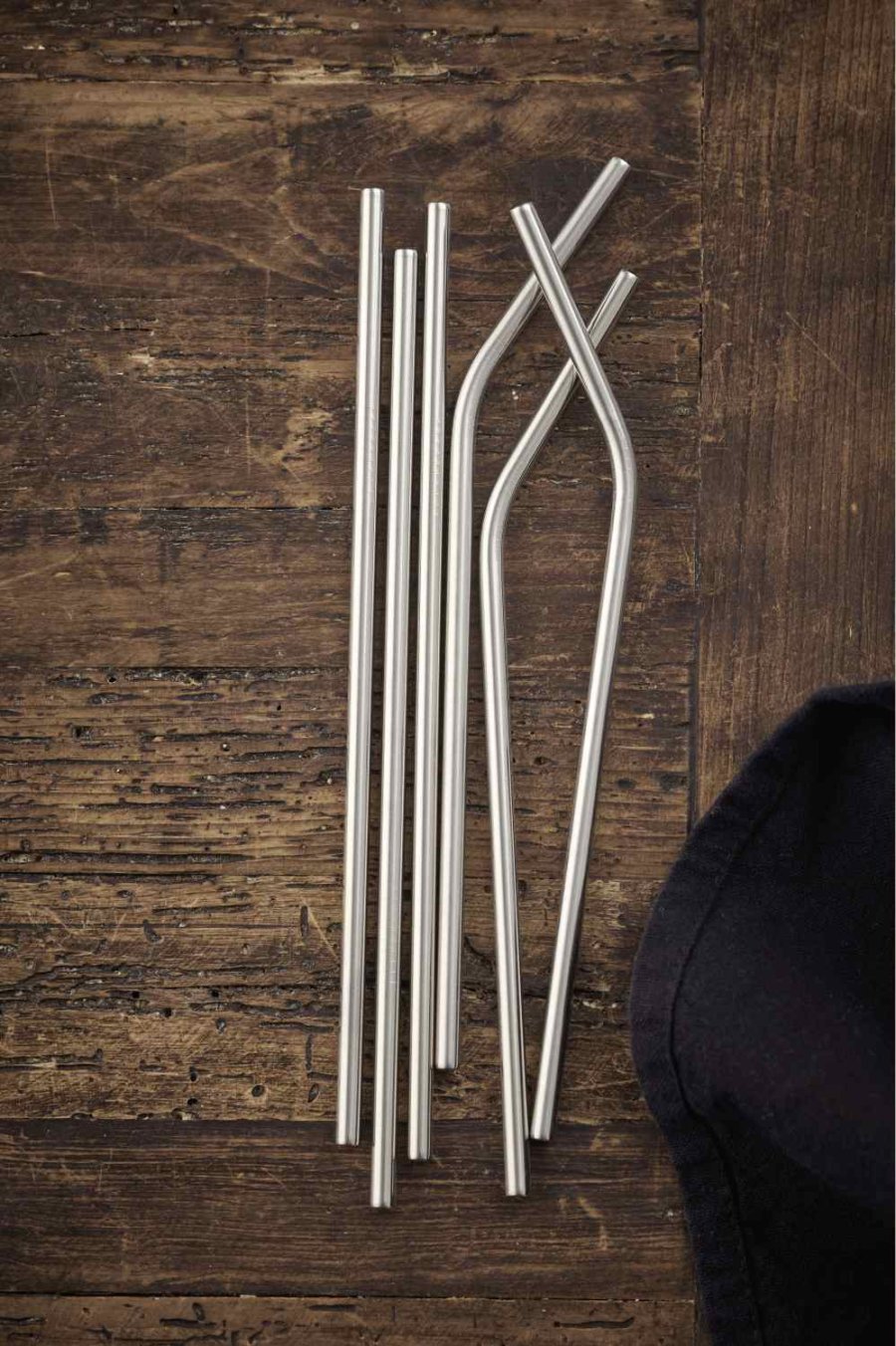 Funktion Stroh 6er Set 21 cm, Edelstahl