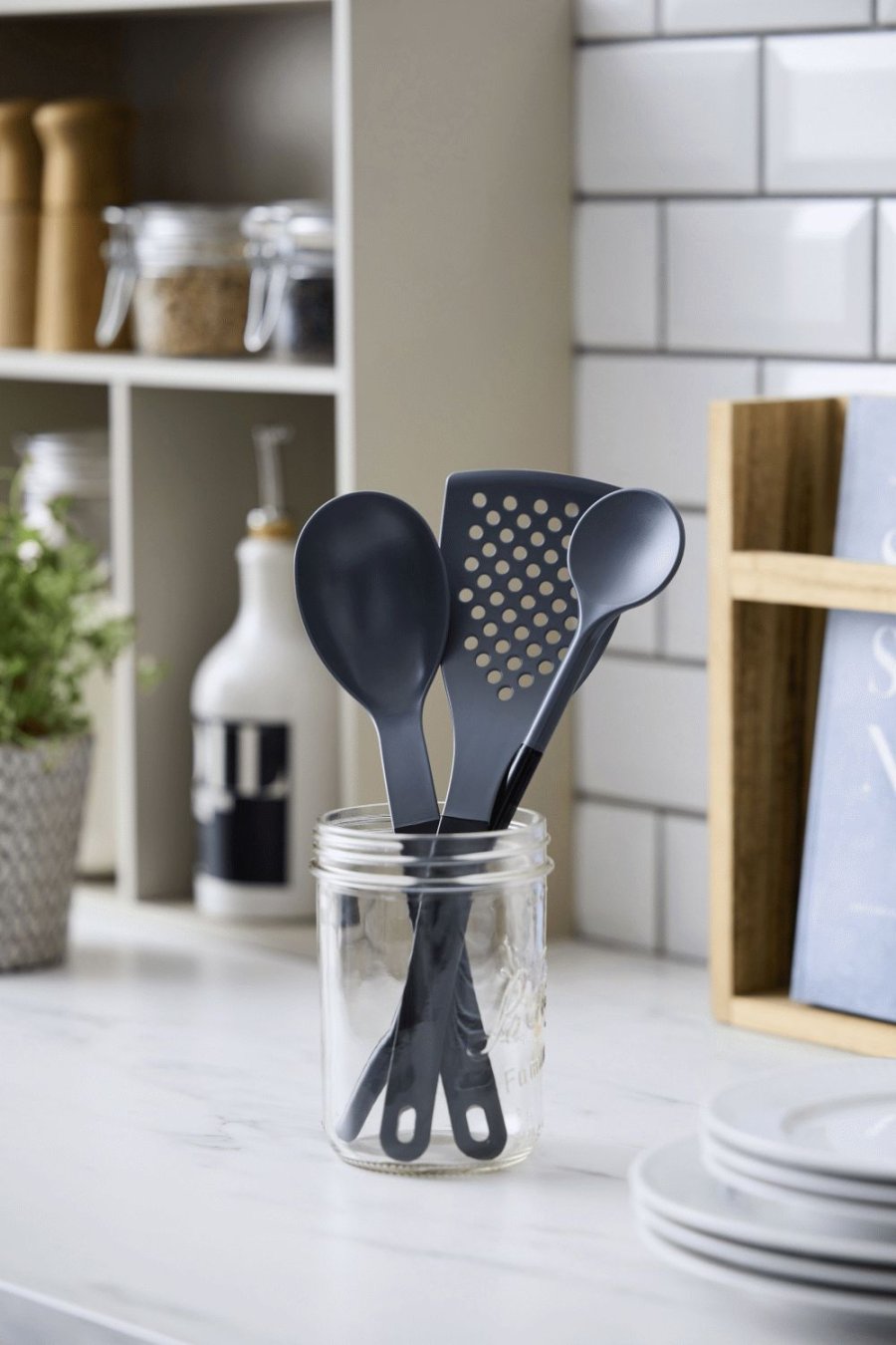 Rosti Optima K�chenutensilien-Set 1 3er Set, Schwarz