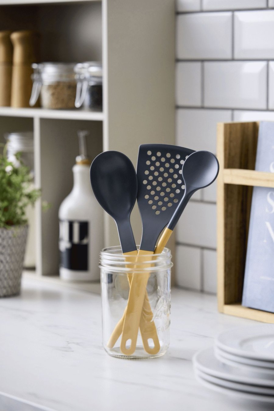 Rosti Optima K�chenutensilien-Set 1 3er Set, Curry