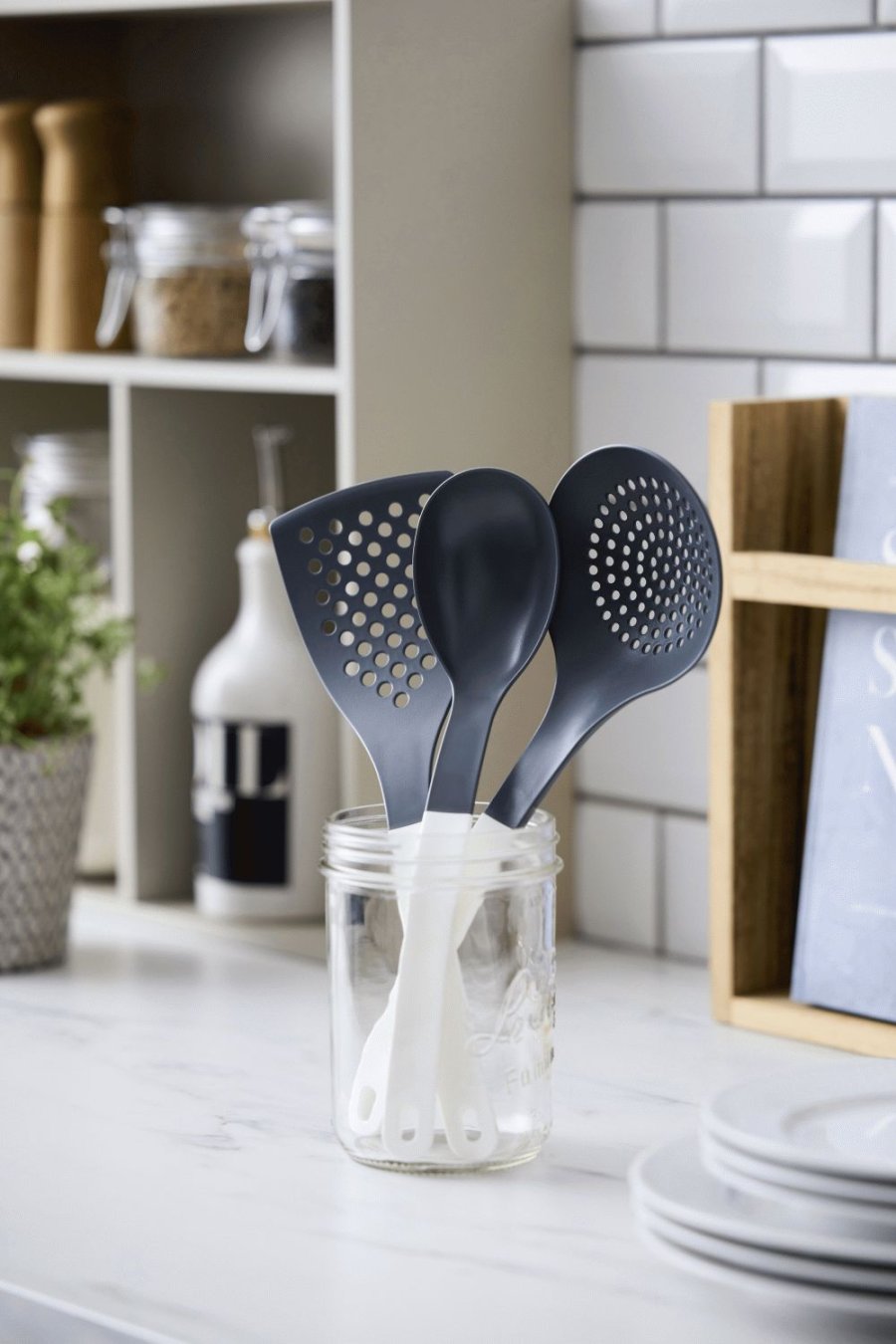 Rosti Optima K�chenutensilien 3er Set, Wei�