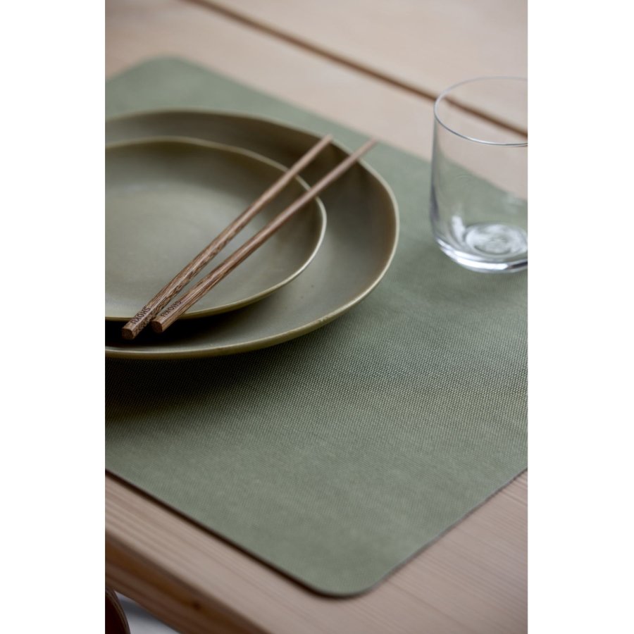 Villa Collection Shoku Dkkeserviet 4 stk. 46x35 cm, Pure Green