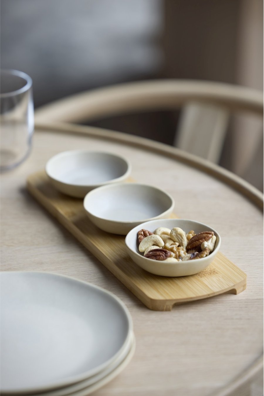 Villa Collection Shoku Bakke m. 3 Skle, Soft Beige