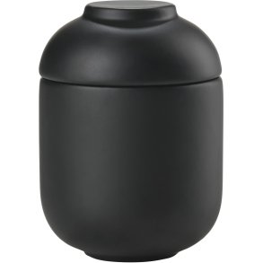 Zone Denmark Sensu Glas mit Deckel 6 cm, Schwarz