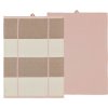 Södahl Blocks Viskestykke 2 stk. 50x70 cm, Rose