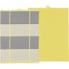 Södahl Blocks Viskestykke 2 stk. 50x70 cm, Gul