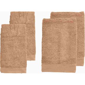 Zone Denmark Classic Hndklde 4 stk, Mandarine