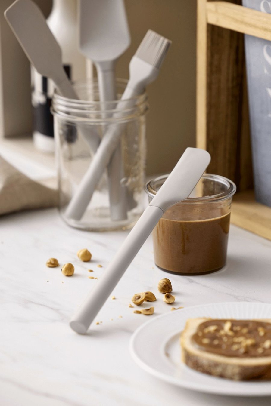 Rosti Emma Teigschaber schmal 25,2 cm, Humus