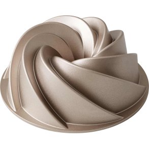 Blomsterbergs Swirl Gugelhupfform 24 cm, Rose Gold