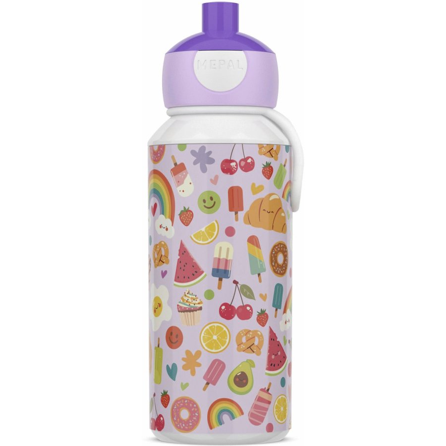 Mepal Pop-up Campus Drikkeflaske 400 ml, Food Doodle