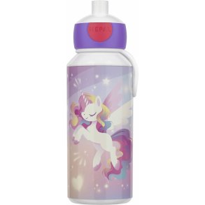 Mepal Popup Campus Trinkflasche 400 ml, Unicorn Glow