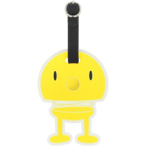 Hoptimist Koffer-Etikett 10,5 cm, Gelb